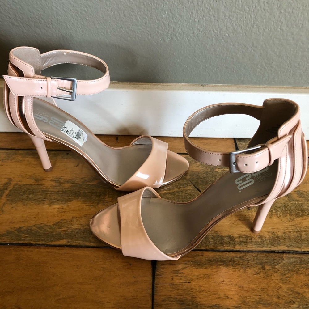 9&Co. Rose Gold Heels (Size 8.5)